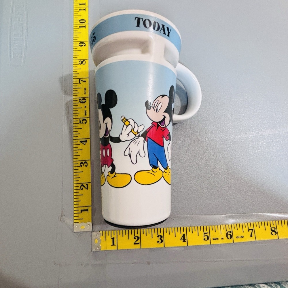 Walt Disney Mickey Mouse Through the Years 1928 to Today Ceramic Tea Coffee Mug - Picture 4 of 11